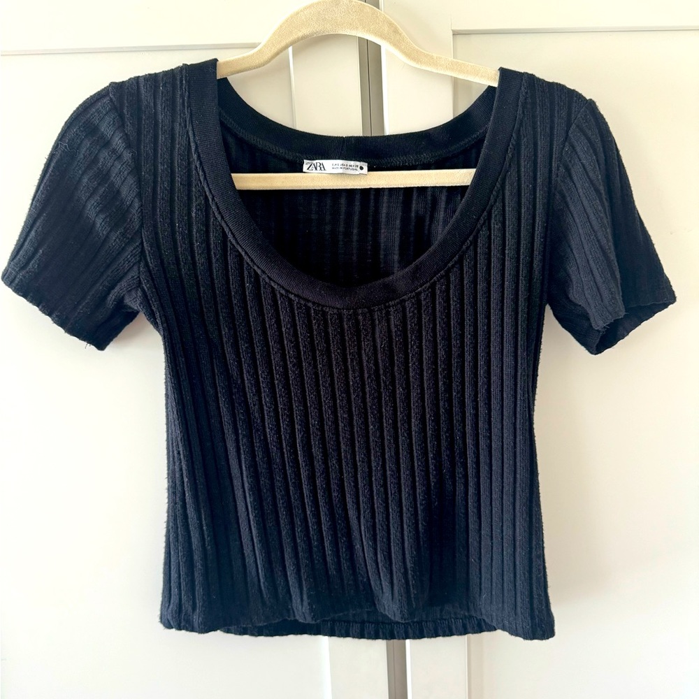 Zara Cropped Sweater top